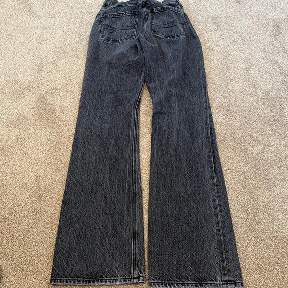 Y2K Grunge Slim Fit Stacked Gray Wash Denim Jeans (24x30) - Picture 5 of 6